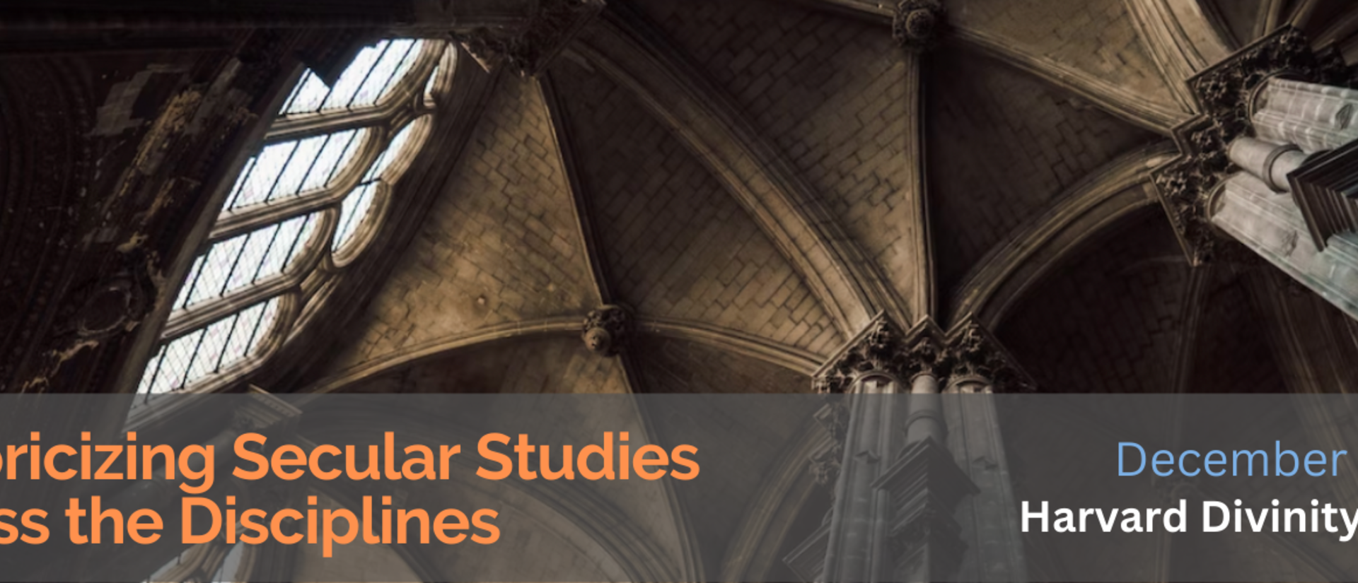 Website Header. Historicizing Secular Studies Across the Disciplines.